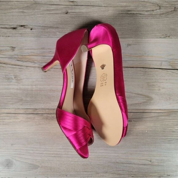 Nina Contesa Women's Open-Toe Pump Sz 7M - Picture 7 of 12